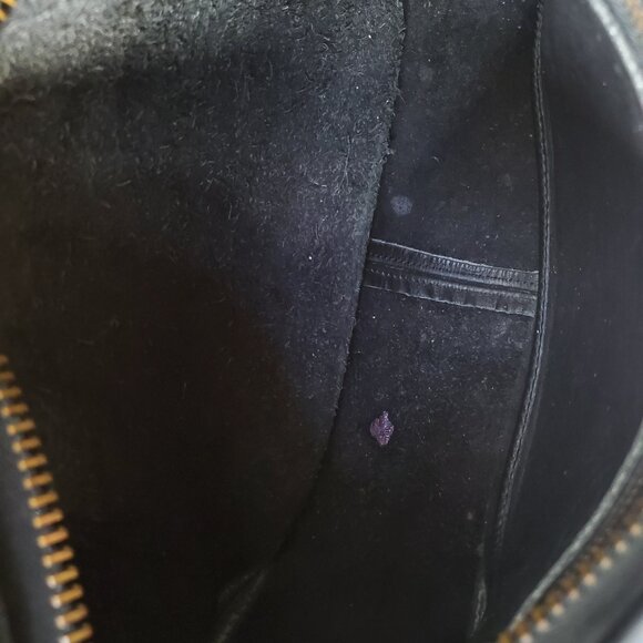 Vintage 90's Coach 9951 Legacy Patricia Saddle Bag in Black Glove Tanned Leather - Picture 6 of 10